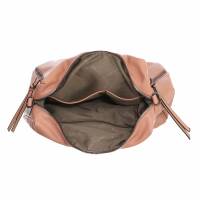 Damen Schultertasche - taupe