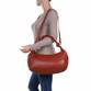 Damen Schultertasche - brickred