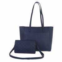 Damen Schultertasche - blue