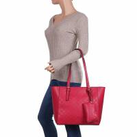 Damen Schultertasche - fuchsia