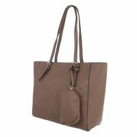 Damen Schultertasche - taupe