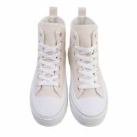 Damen High-Sneakers - beige