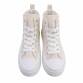 Damen High-Sneakers - beige