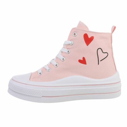 Damen High-Sneakers - pink