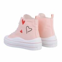 Damen High-Sneakers - pink