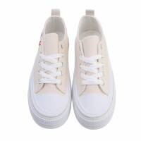 Damen Low-Sneakers - beige