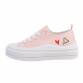 Damen Low-Sneakers - pink