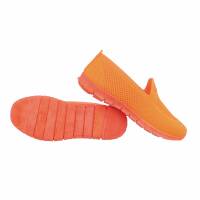 Damen Low-Sneakers - orange