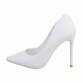 Damen High-Heel Pumps - white Gr. 40