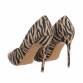 Damen High-Heel Pumps - zebra