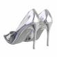 Damen High-Heel Pumps - silver