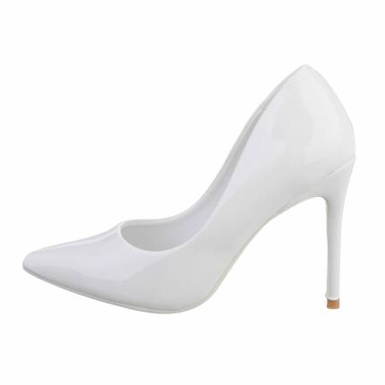 Damen High-Heel Pumps - white Gr. 37