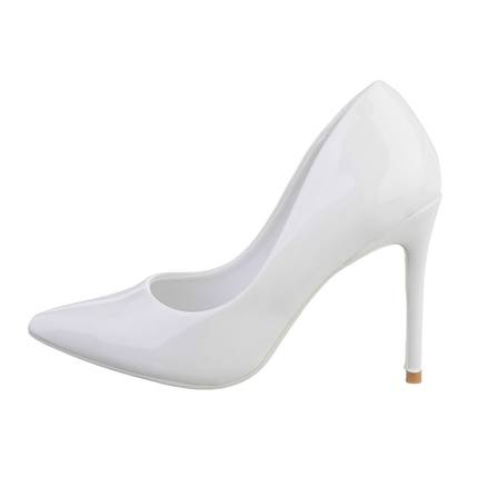 Damen High-Heel Pumps - white Gr. 41