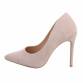 Damen High-Heel Pumps - beige Gr. 36