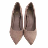 Damen High-Heel Pumps - kakhi