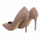 Damen High-Heel Pumps - kakhi