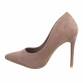 Damen High-Heel Pumps - kakhi - 12 Paar