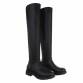 Damen Overknee-Stiefel - black