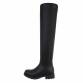 Damen Overknee-Stiefel - black Gr. 37