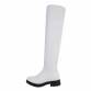 Damen Overknee-Stiefel - white