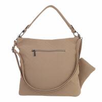 Damen Schultertasche - taupe