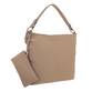 Damen Schultertasche - taupe