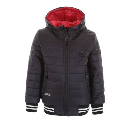 Kinder Jacke von NATURE Gr. 122/128 - black