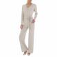 Damen Langer Jumpsuit von Emma & Ashley Gr. S/M - beige