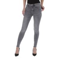 Damen High Waist Jeans von Laulia - grey