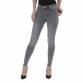 Damen High Waist Jeans von Laulia Gr. S/36 - grey