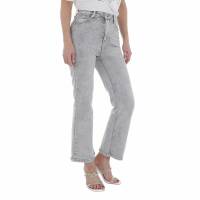 Damen Bootcut Jeans von Laulia - L.grey