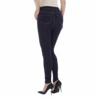 Damen High Waist Jeans von Laulia - DK.blue