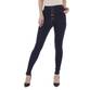 Damen High Waist Jeans von Laulia - DK.blue