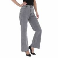 Damen High Waist Jeans von Laulia - grey