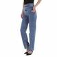 Damen High Waist Jeans von Laulia - blue