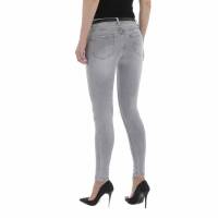 Damen High Waist Jeans von Laulia - L.grey