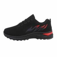 Herren Sportschuhe - blackred