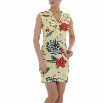 Damen Sommerkleid von METROFIVE Gr. L/40 - yellow