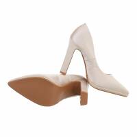 Damen High-Heel Pumps - beige