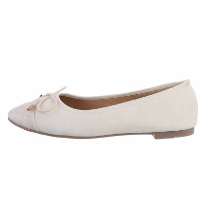 Damen Ballerinas - beige Gr. 40