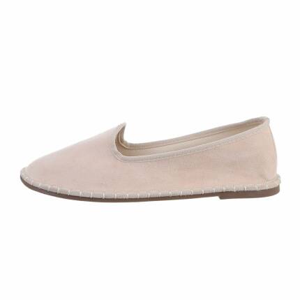 Damen Slipper - beige Gr. 36