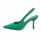 Damen High-Heel Pumps - green Gr. 38