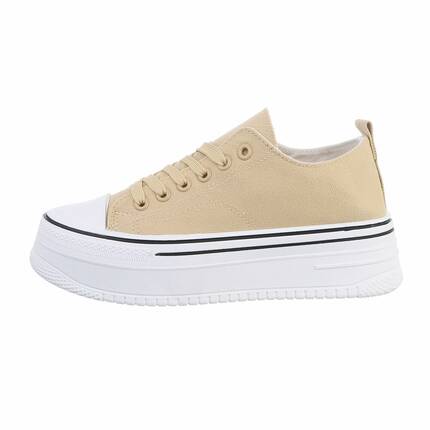 Damen Low-Sneakers - khaki Gr. 38