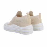 Damen Low-Sneakers - beige