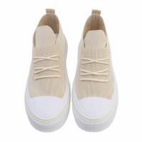 Damen Low-Sneakers - beige