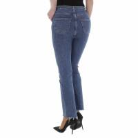 Damen Bootcut Jeans von Laulia - blue