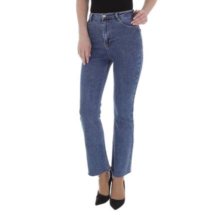 Damen Bootcut Jeans von Laulia Gr. XS/34 - blue