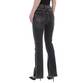 Damen Bootcut Jeans von Laulia - black