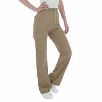 Damen Stoffhose von Laulia - beige