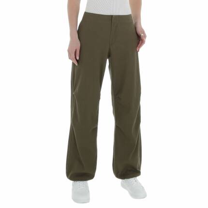 Damen Stoffhose von Laulia Gr. XS/34 - khaki